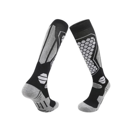 Knee-High Merino Wool Blend Ski Socks - Image 7