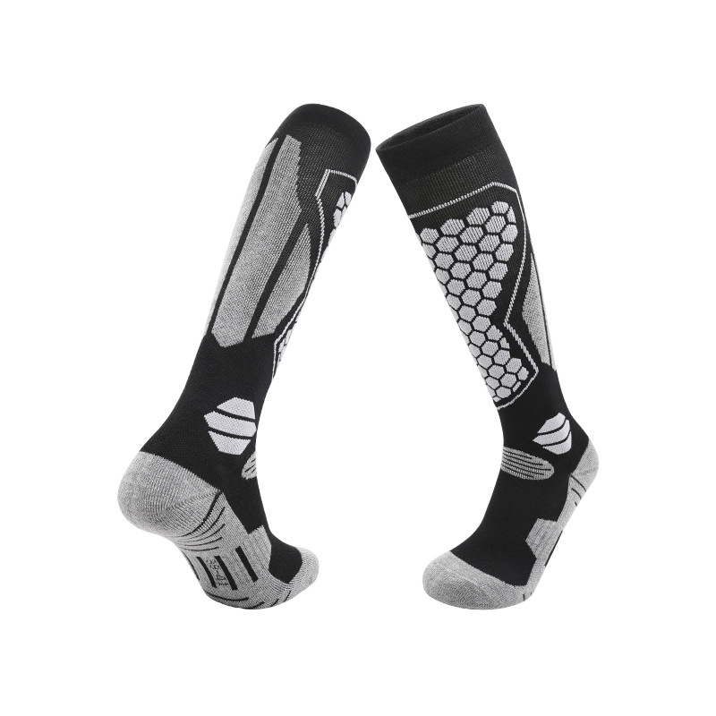 Knee-High Merino Wool Blend Ski Socks - Image 7