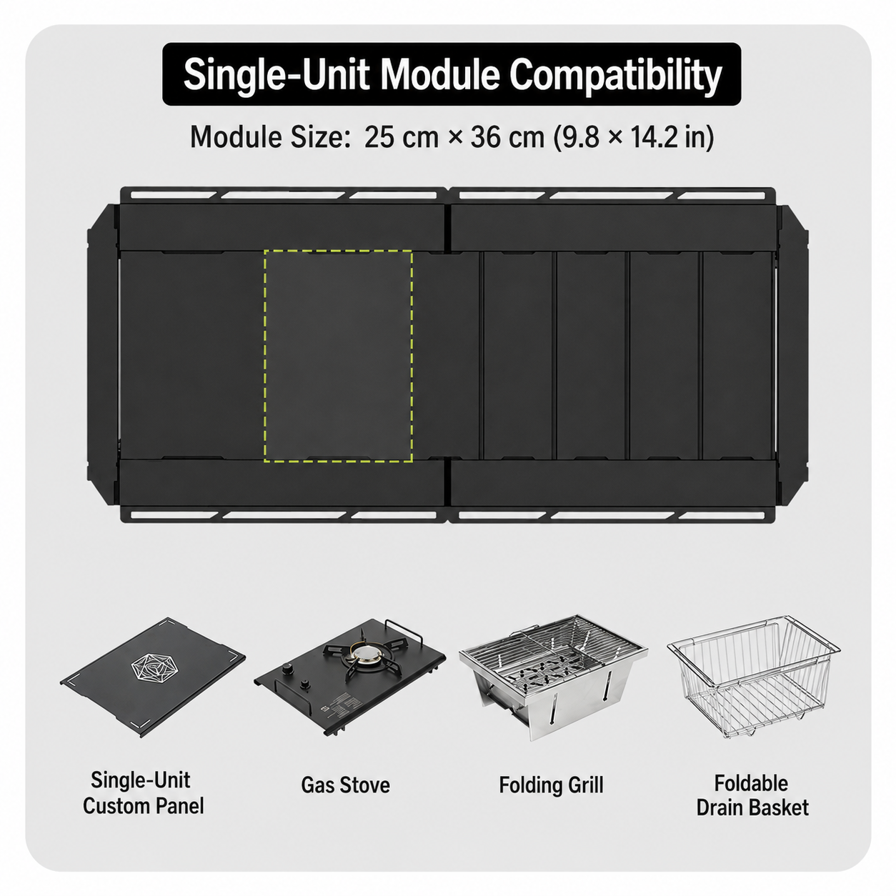 Foldable Expandable IGT Camping Table - Image 10