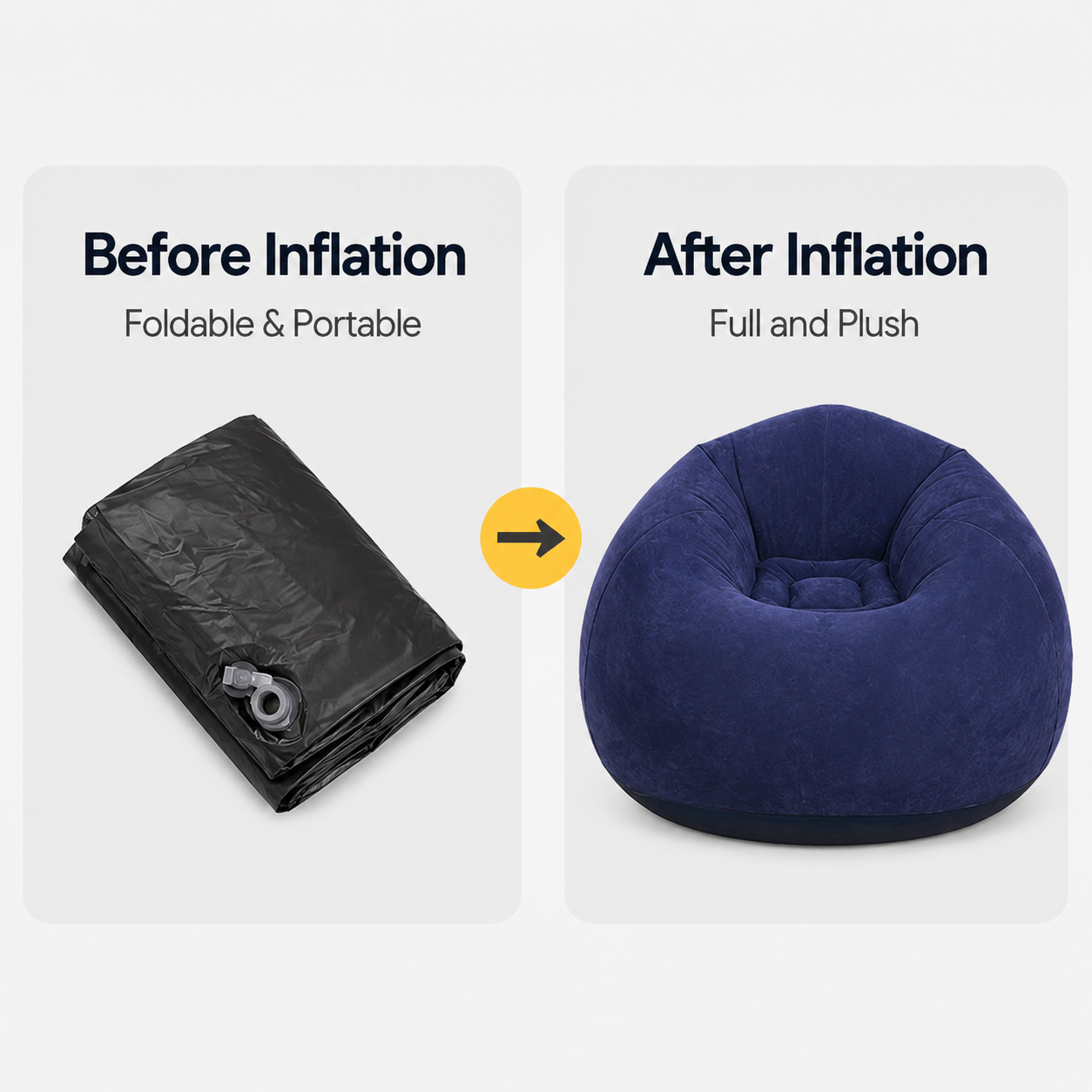 Portable Inflatable Lounge Sofa - Image 9