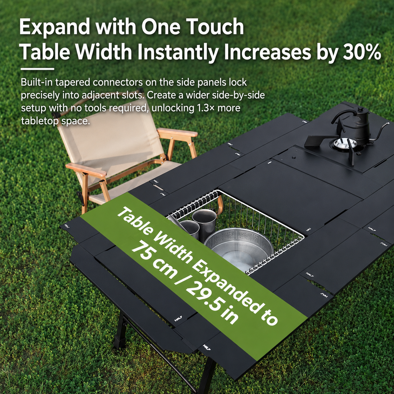 Foldable Expandable IGT Camping Table - Image 12
