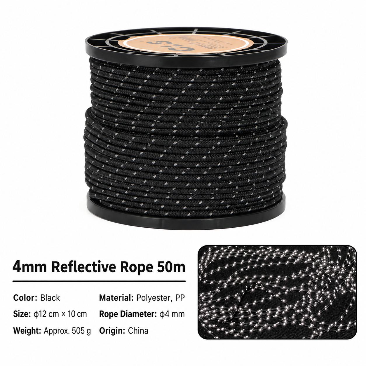50 Meter Reflective Tent Guy Rope - Image 8