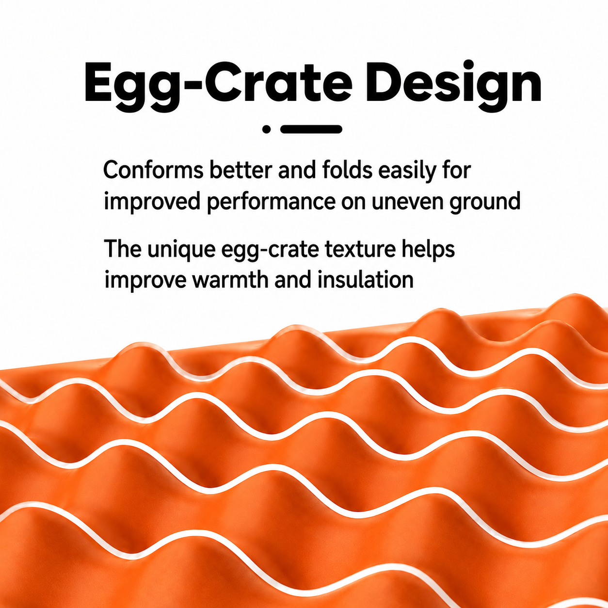 Foldable IXPE Egg-Crate Camping Mat - Image 3