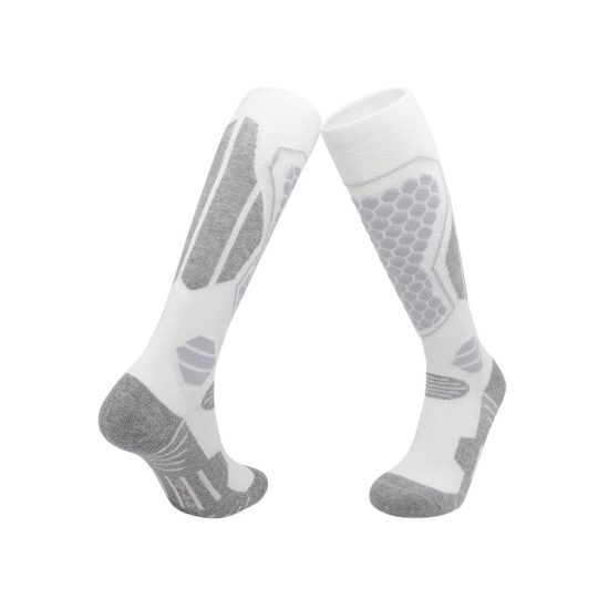 Knee-High Merino Wool Blend Ski Socks - Image 10