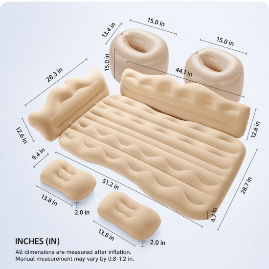 Car Back Seat Inflatable Mattress - Image 12