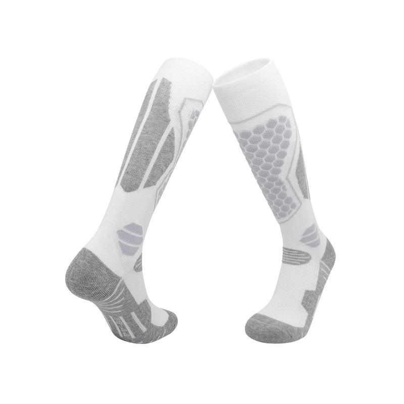 Knee-High Merino Wool Blend Ski Socks - Image 10