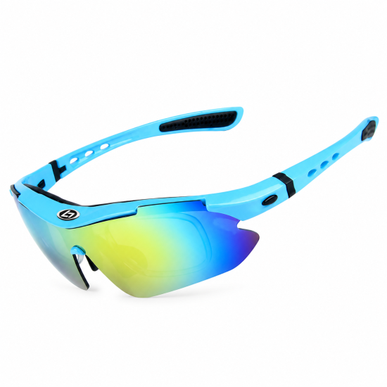 5-Lens Interchangeable Cycling Sunglasses Set - Image 17