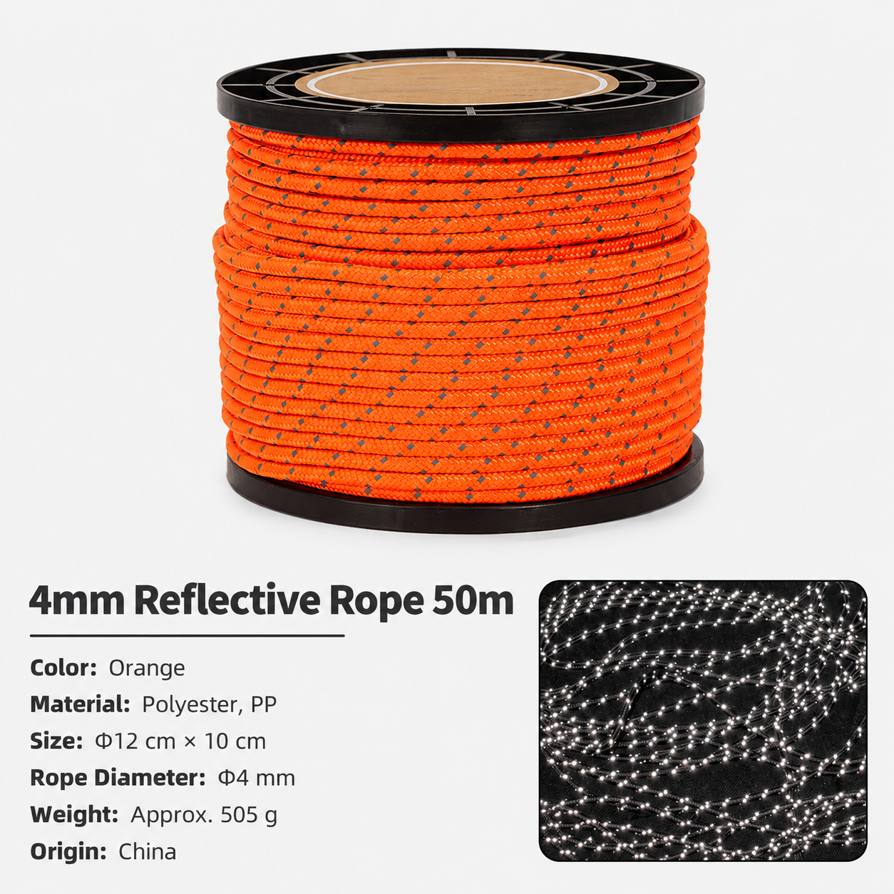 50 Meter Reflective Tent Guy Rope - Image 9