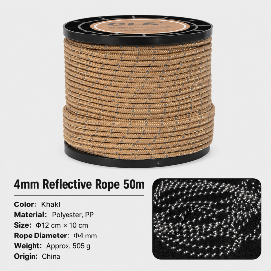 50 Meter Reflective Tent Guy Rope - Image 11