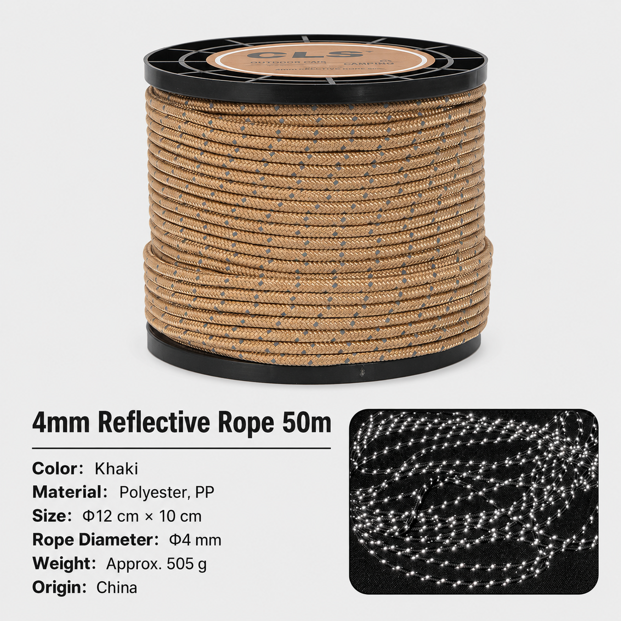 50 Meter Reflective Tent Guy Rope - Image 11