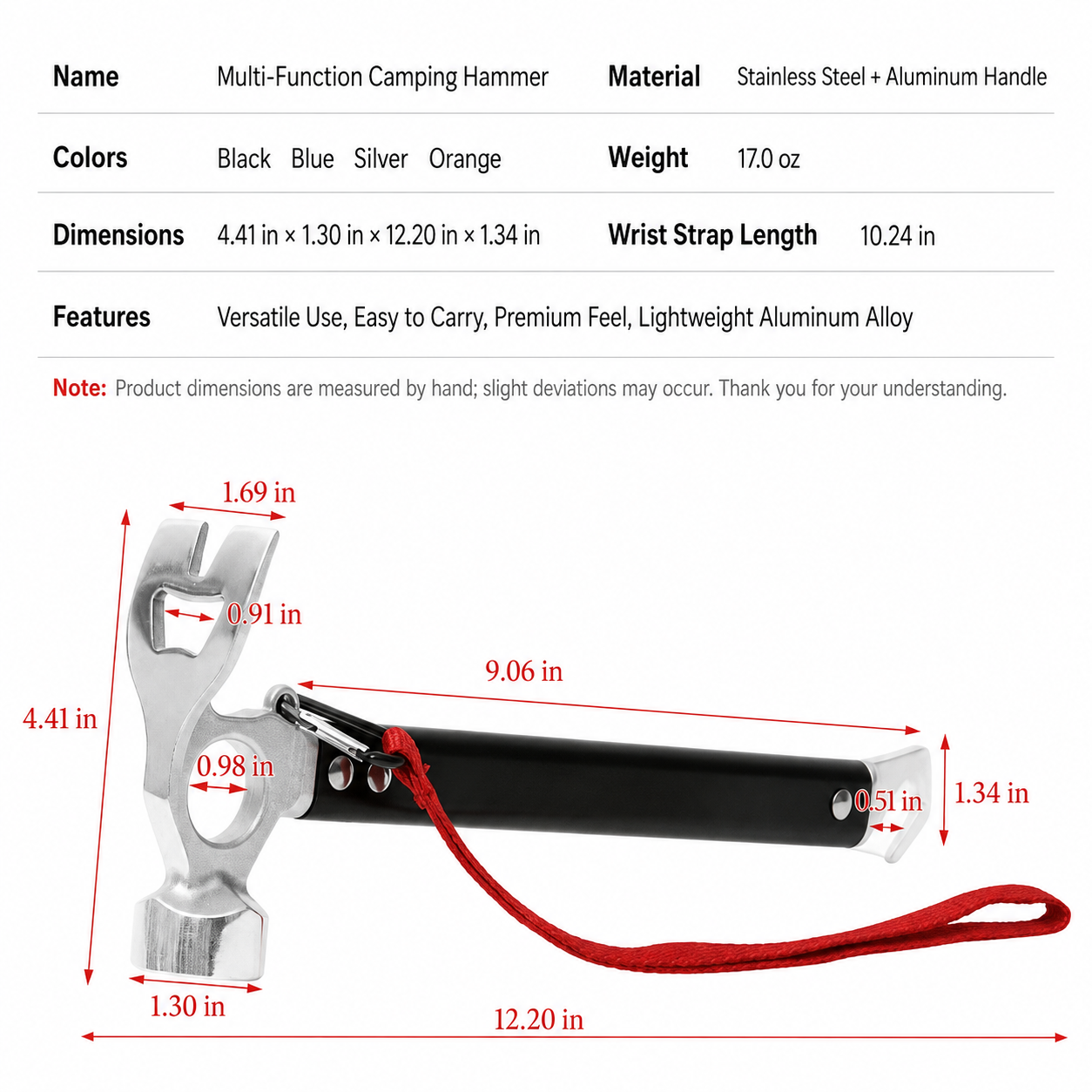 Multi-Function Camping Stake Hammer - Image 11