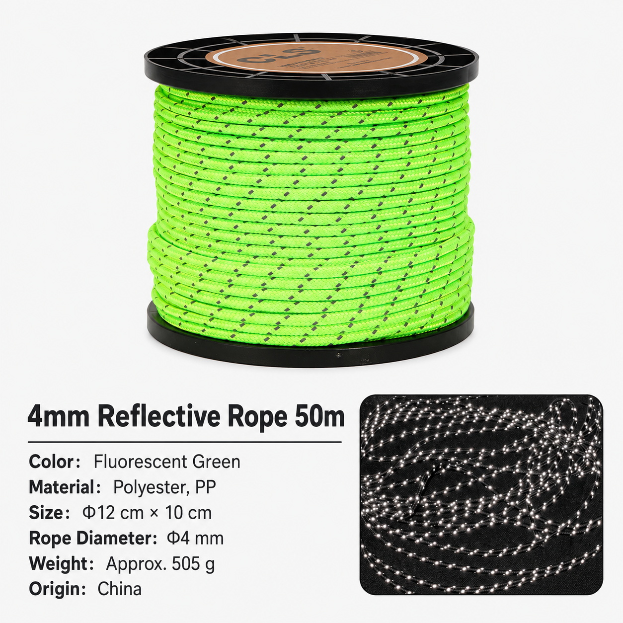 50 Meter Reflective Tent Guy Rope - Image 12