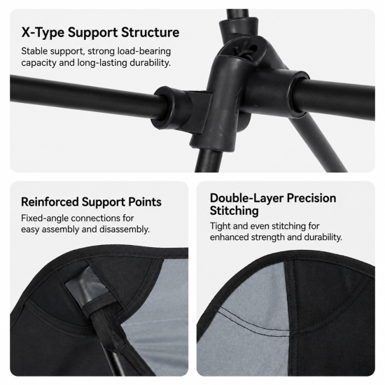 Lightweight Folding Moon Chair - Image 5