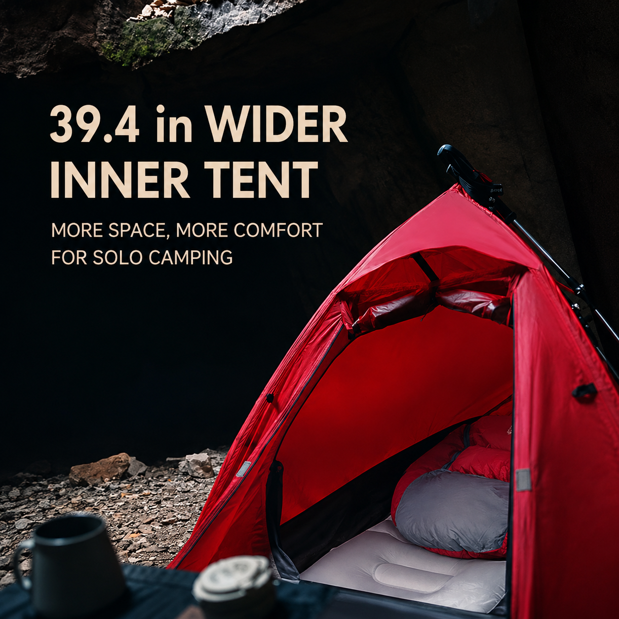 Lightweight Freestanding Backpacking Tent - Image 6