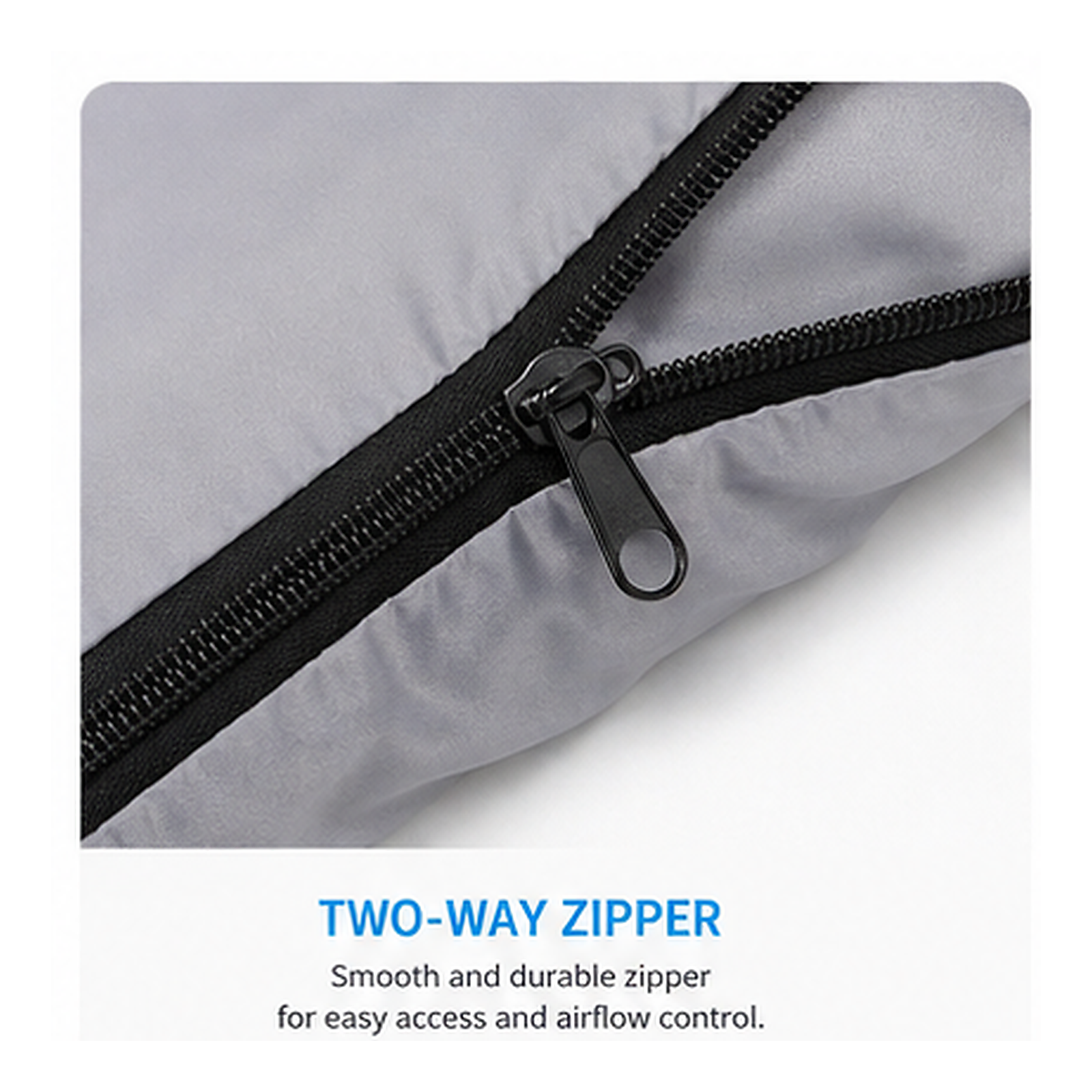 Lightweight Envelope-Style Camping Sleeping Bag - Image 4