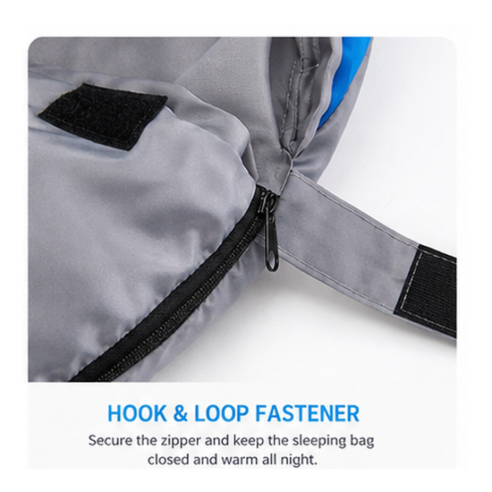Lightweight Envelope-Style Camping Sleeping Bag - Image 5