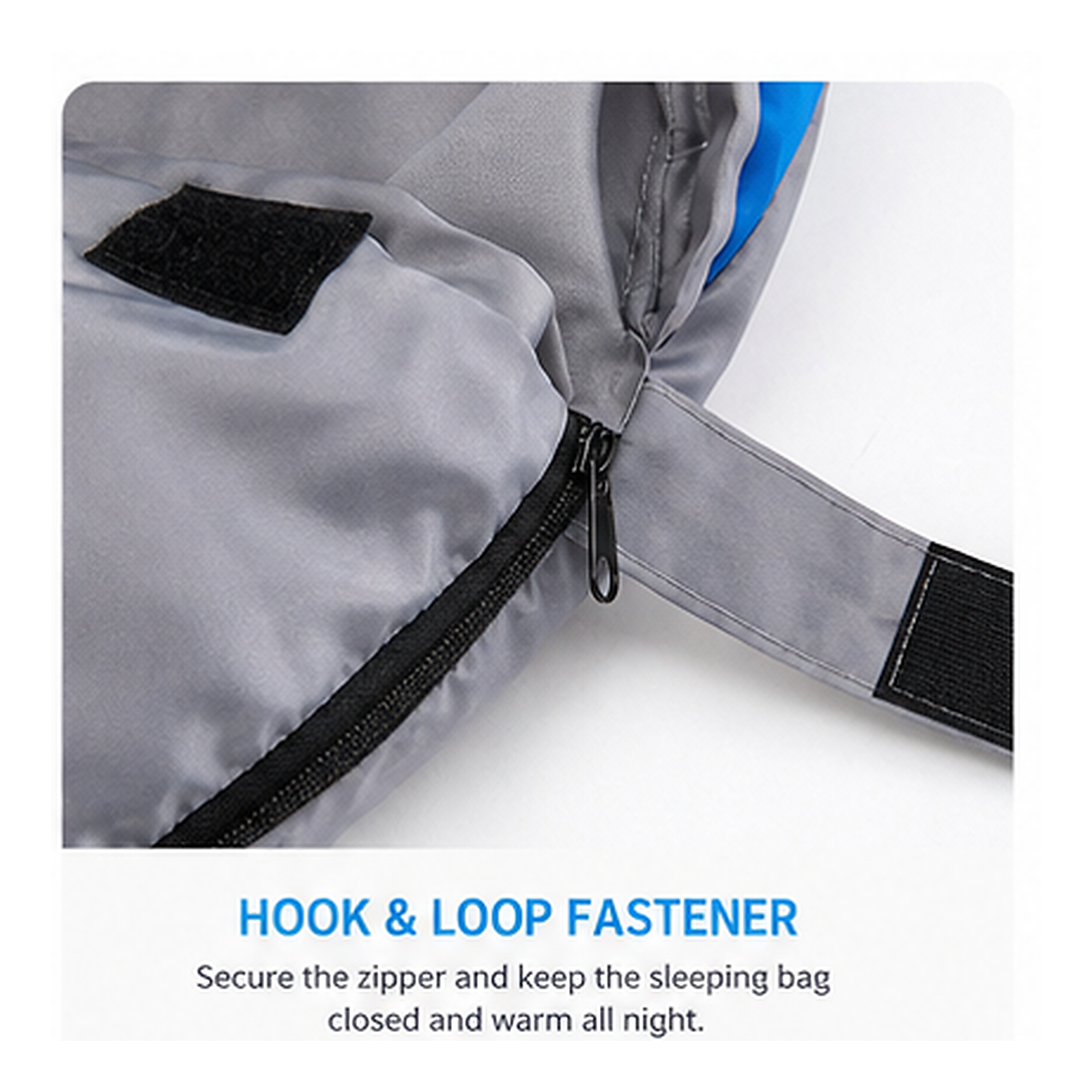 Lightweight Envelope-Style Camping Sleeping Bag - Image 5