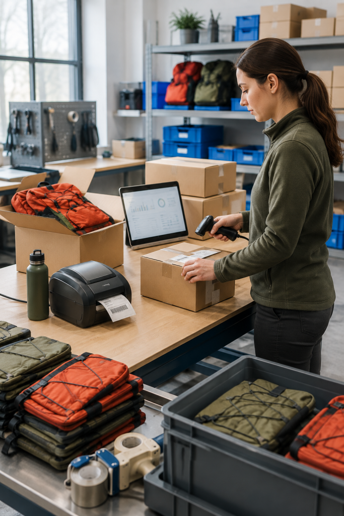 Packing and fulfilment of Montzone outdoor orders for a Canadian marketplace seller