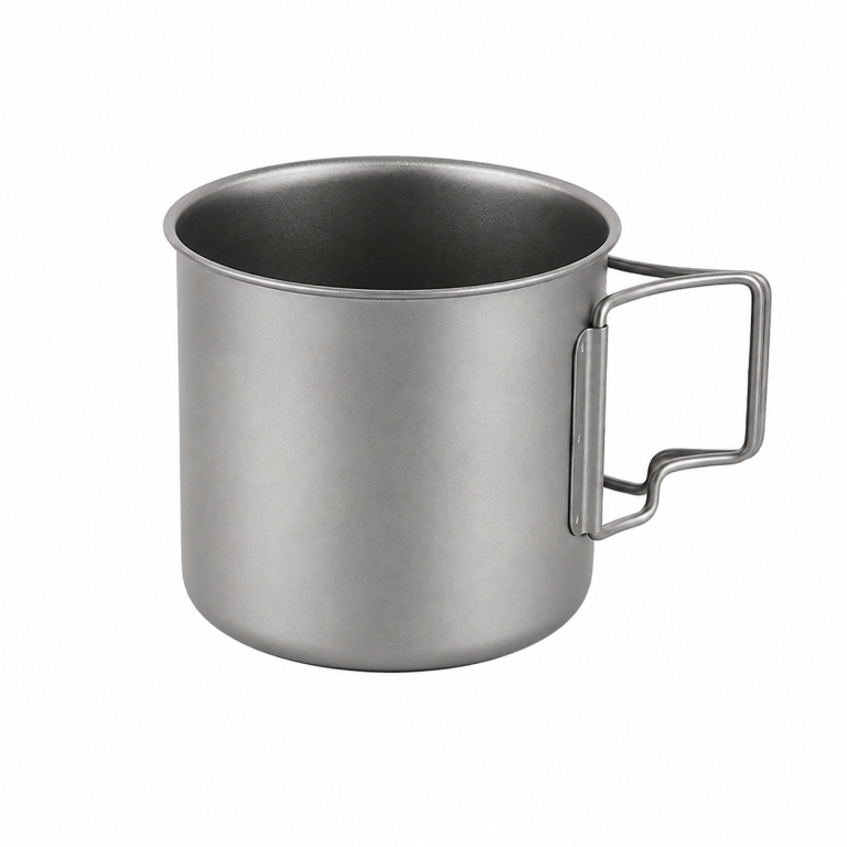 Lightweight Titanium Camping Mug with Lid