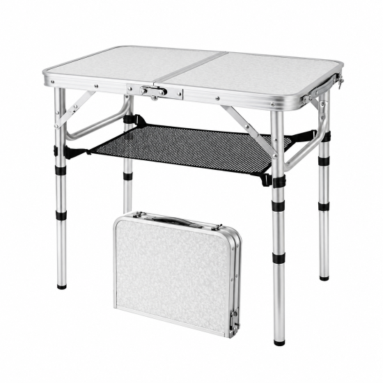 Portable 3-Height Folding Camping Table - Image 5