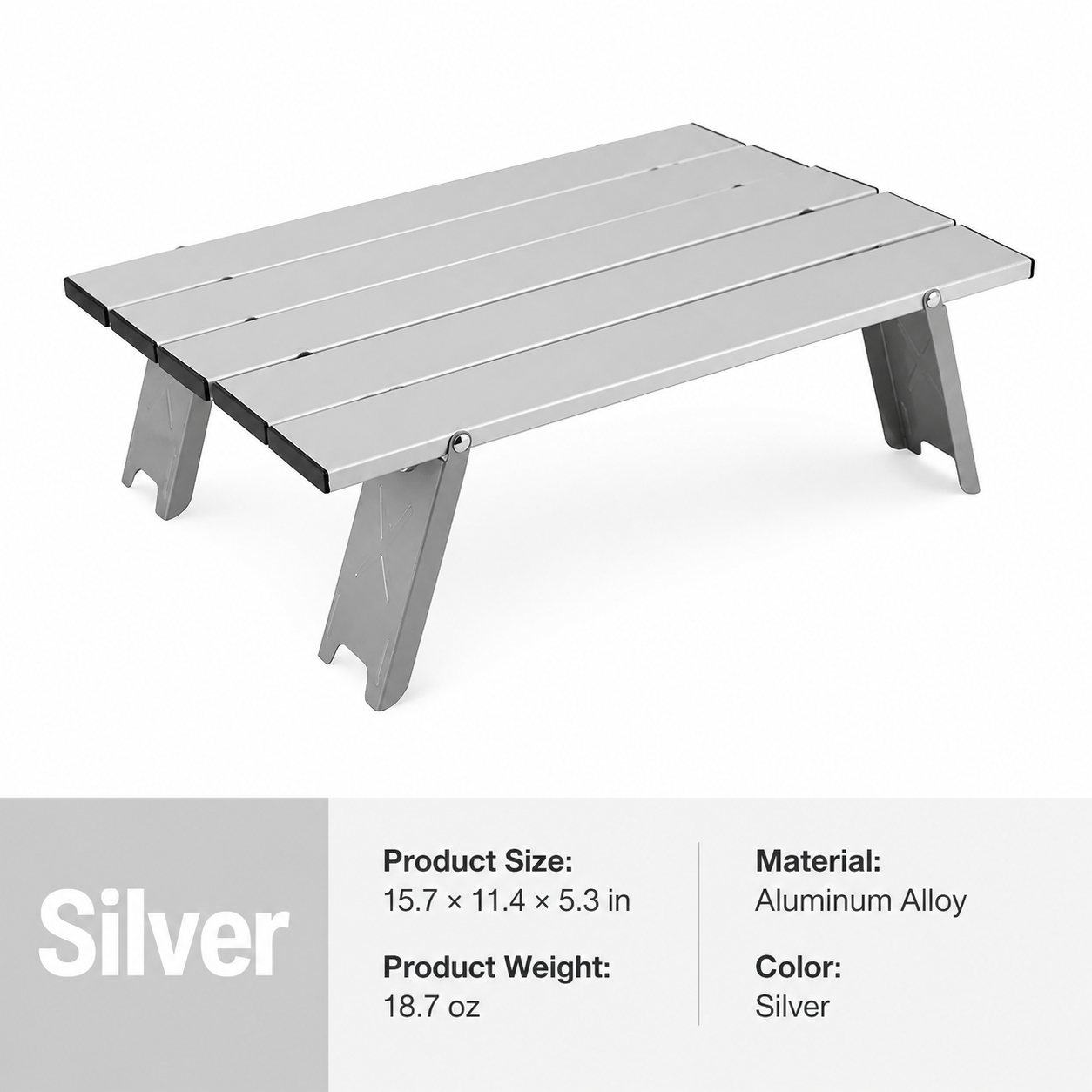 Lightweight Mini Folding Aluminum Camping Table - Image 8