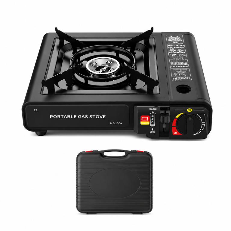 Portable Single-Burner Camping Gas Stove