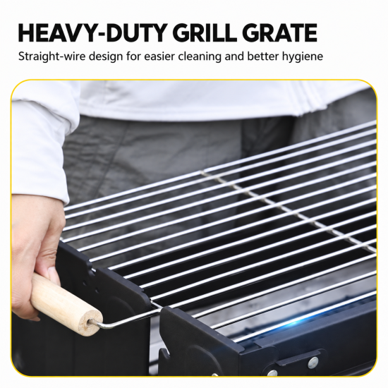 Portable Folding Charcoal Grill - Image 3