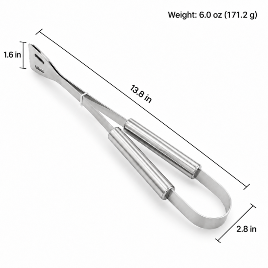 Multi-Option Stainless Steel BBQ Tool Set - Image 7