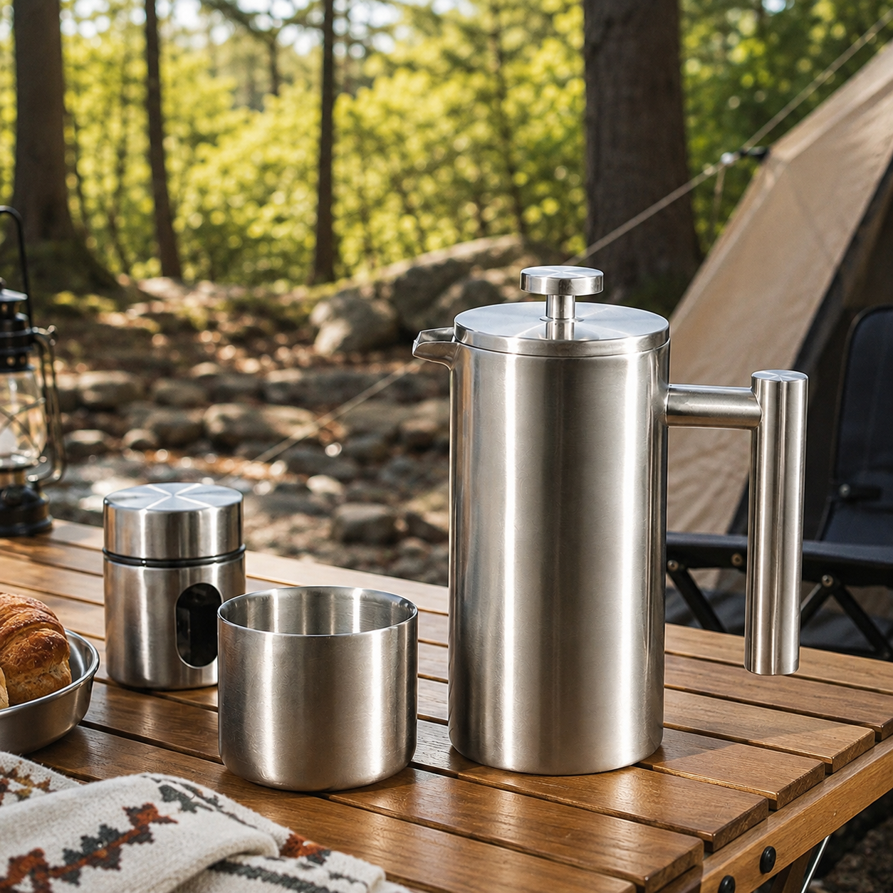 Double-Wall Stainless Steel French Press - Image 2