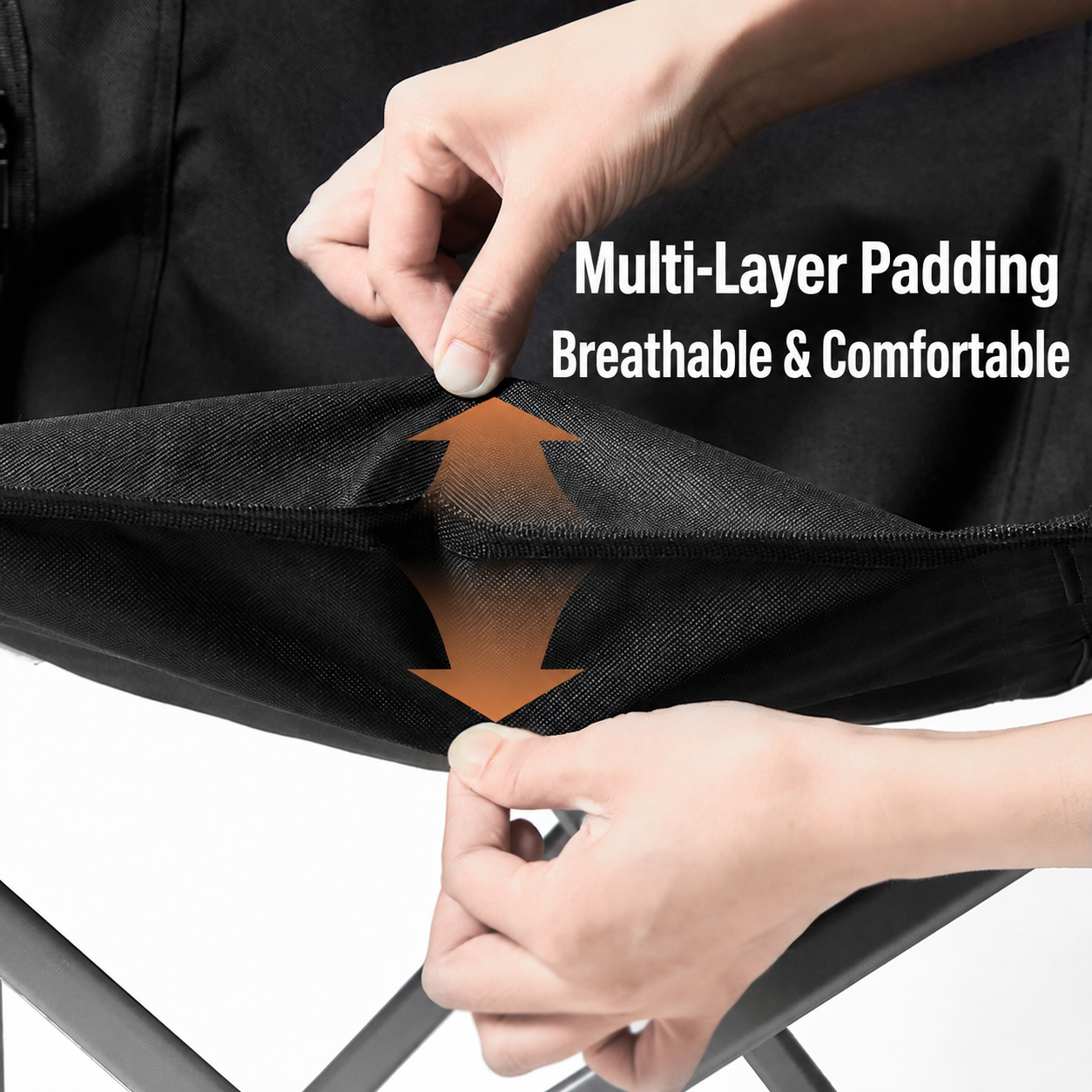 Reinforced X-Frame Folding Camping Chair - Image 5