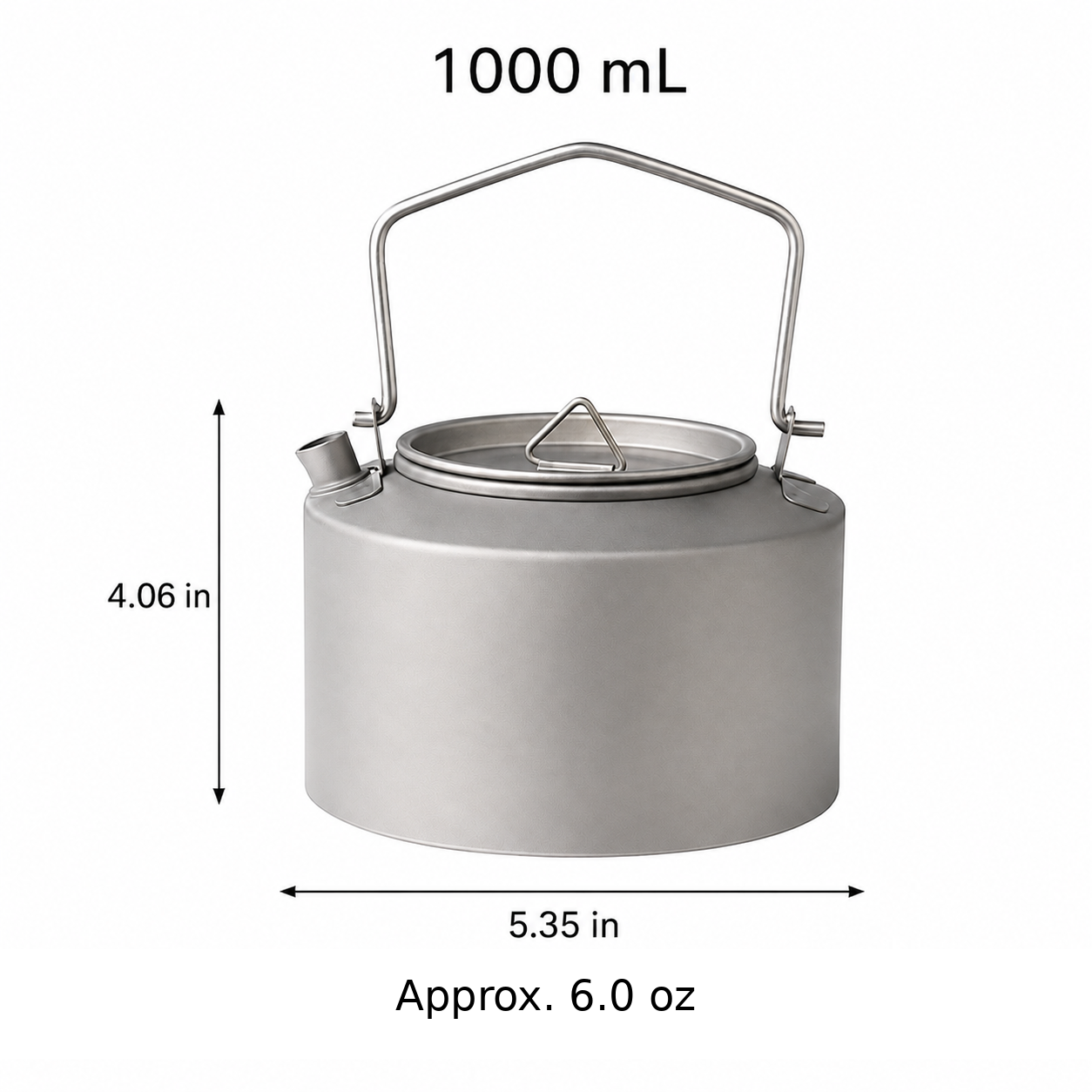 Lightweight Titanium Camping Kettle - Image 8