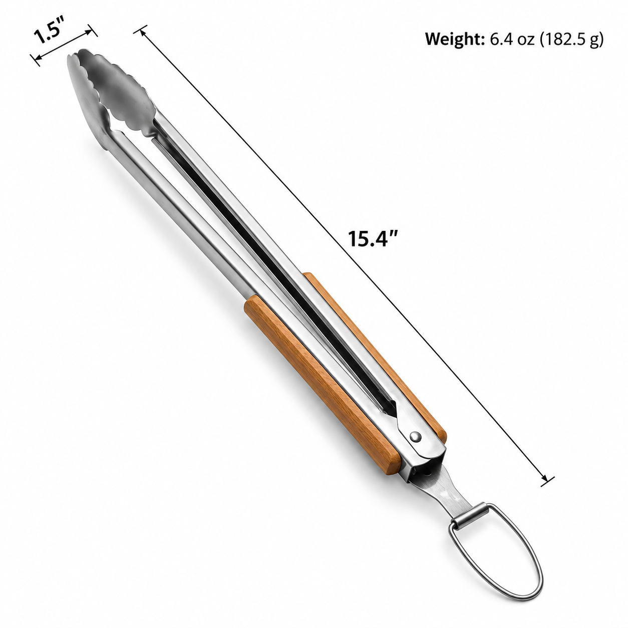 4-Piece Stainless Steel BBQ Tool Set - Image 5