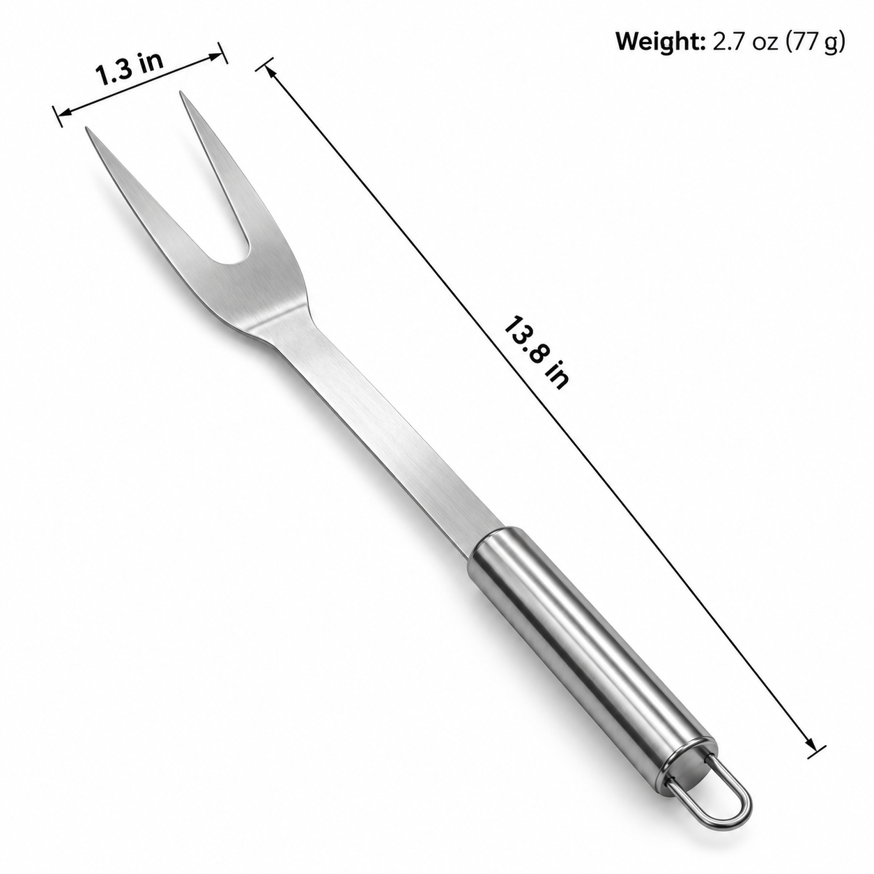 Multi-Option Stainless Steel BBQ Tool Set - Image 8