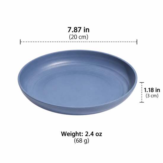 Stackable PP Camping Plate Set - Image 8