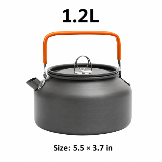 Hard-Anodized Aluminum Camping Kettle - Image 8
