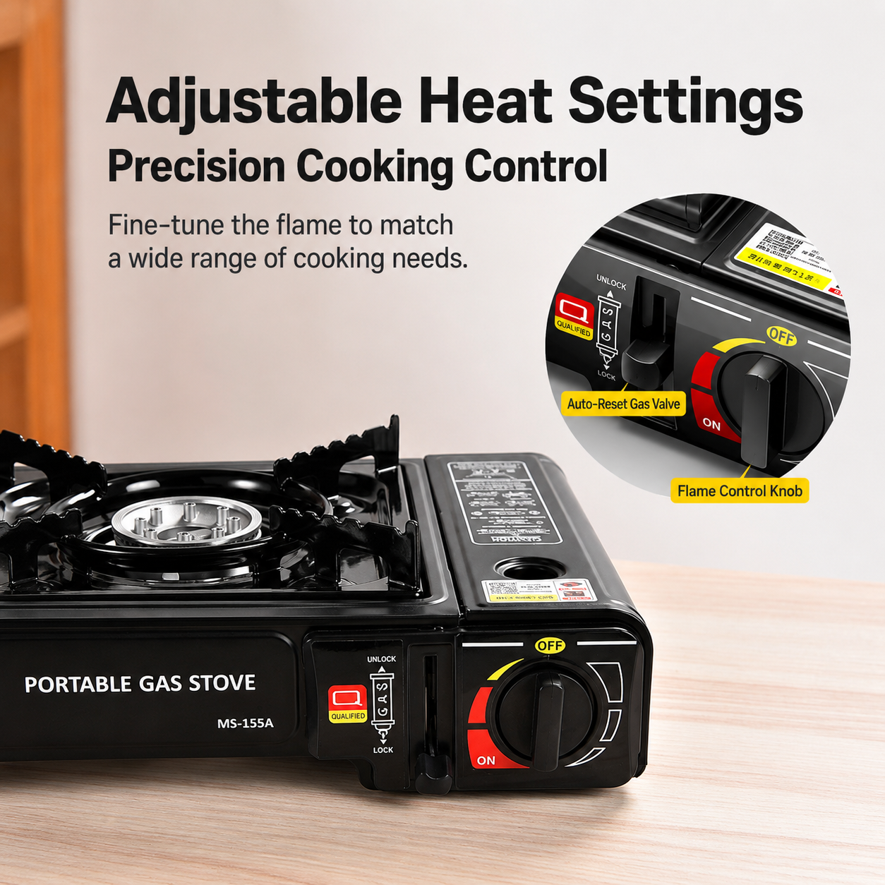 Portable Single-Burner Camping Gas Stove - Image 4