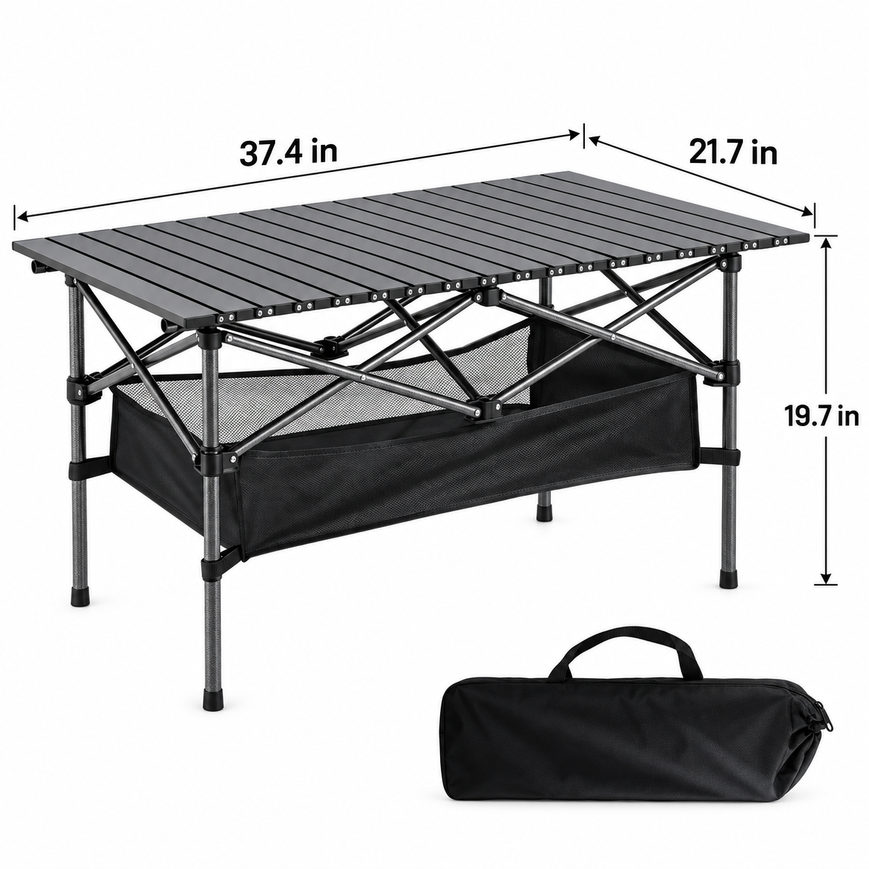 Portable Folding Aluminum Camping Table - Image 4