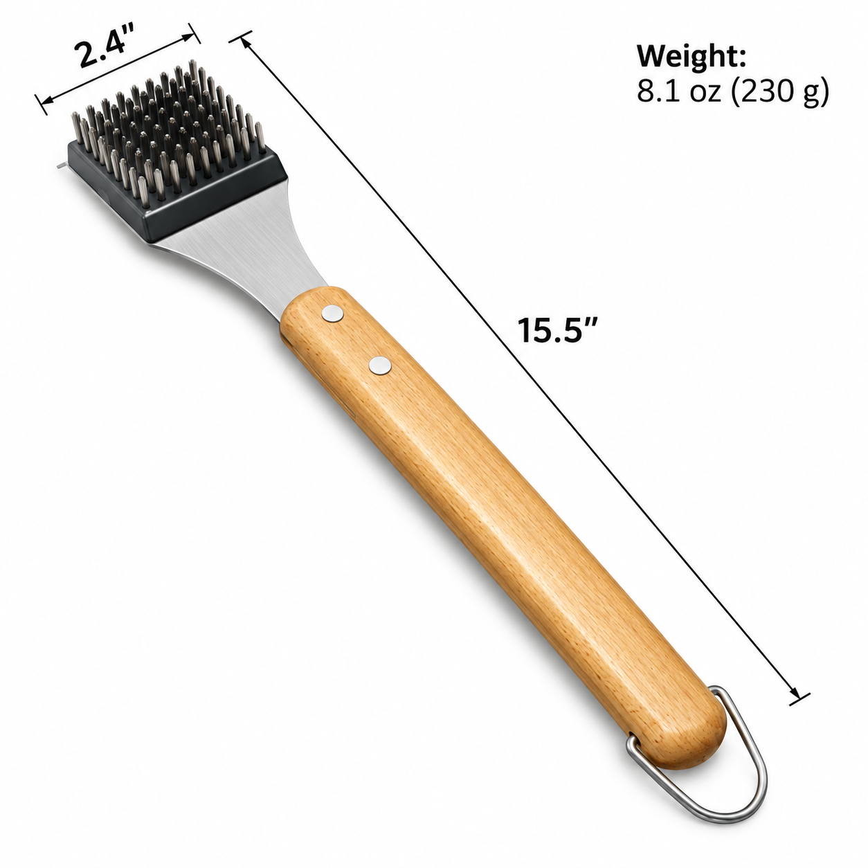 4-Piece Stainless Steel BBQ Tool Set - Image 8