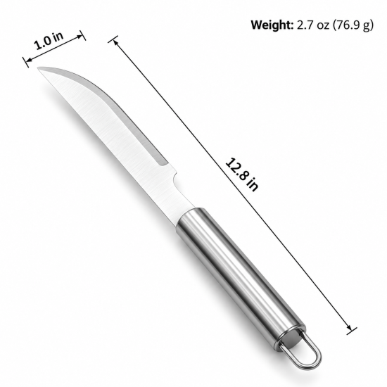 Multi-Option Stainless Steel BBQ Tool Set - Image 9