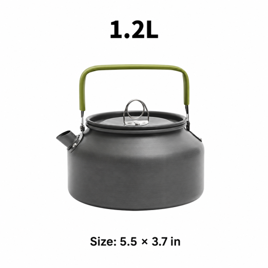 Hard-Anodized Aluminum Camping Kettle - Image 9