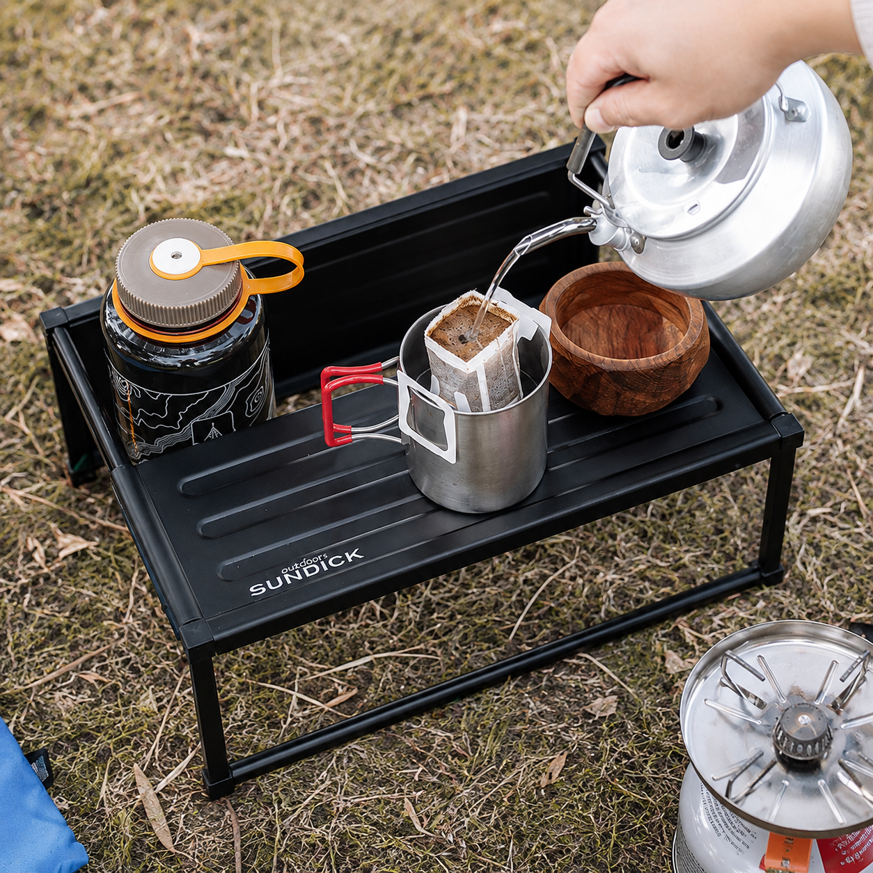 Portable Aluminum Folding Camping Table - Image 2