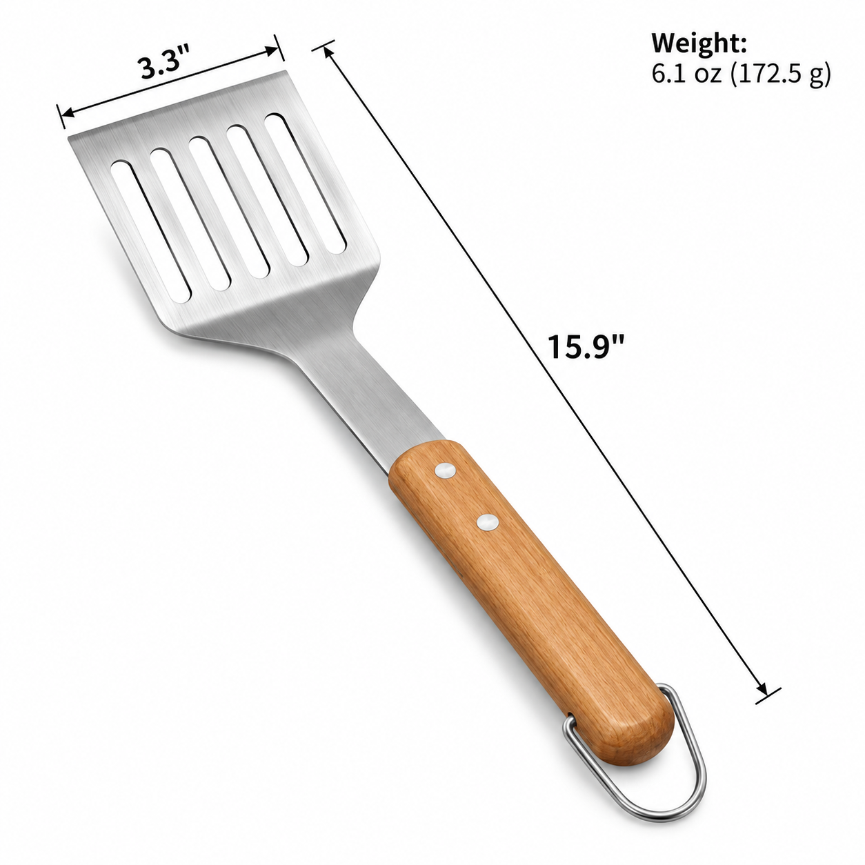4-Piece Stainless Steel BBQ Tool Set - Image 6