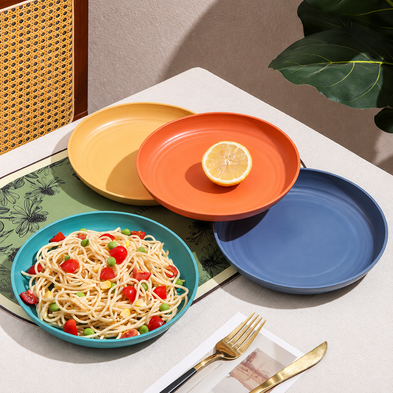Stackable PP Camping Plate Set - Image 2