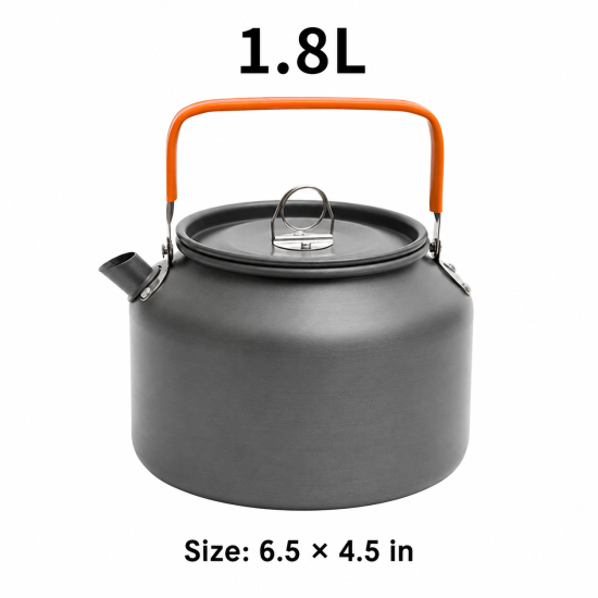 Hard-Anodized Aluminum Camping Kettle - Image 10