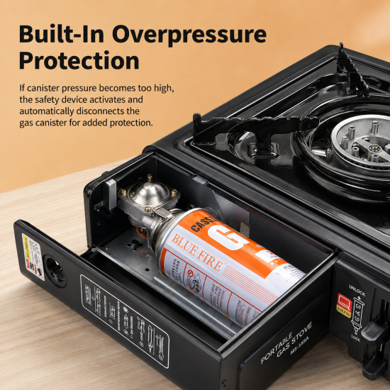 Portable Single-Burner Camping Gas Stove - Image 6
