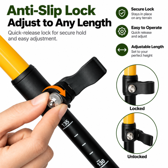 Folding Aluminum Trekking Pole - Image 8