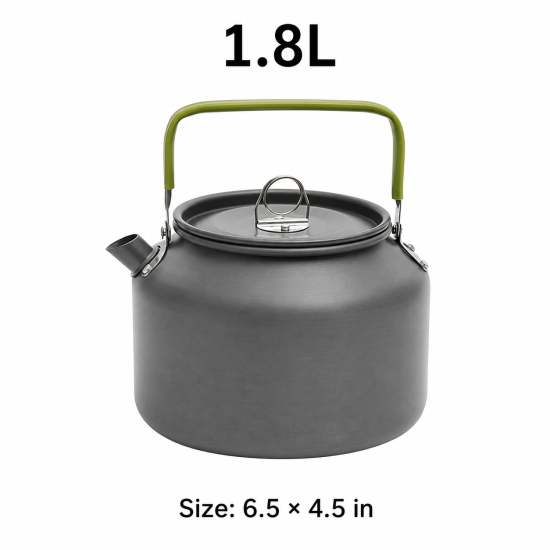 Hard-Anodized Aluminum Camping Kettle - Image 11
