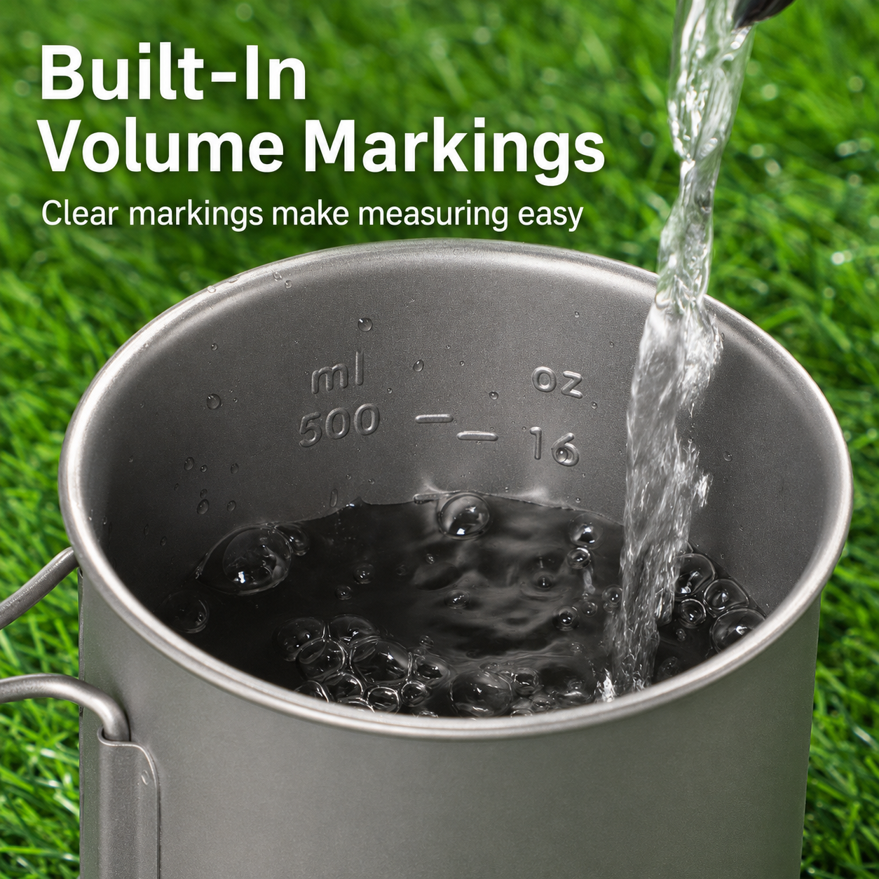 Lightweight Titanium Camping Mug with Lid - Image 6