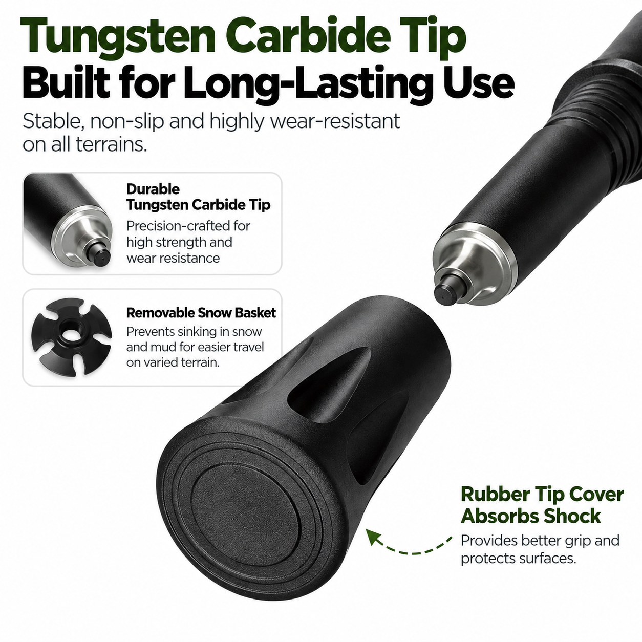 Folding Aluminum Trekking Pole - Image 10
