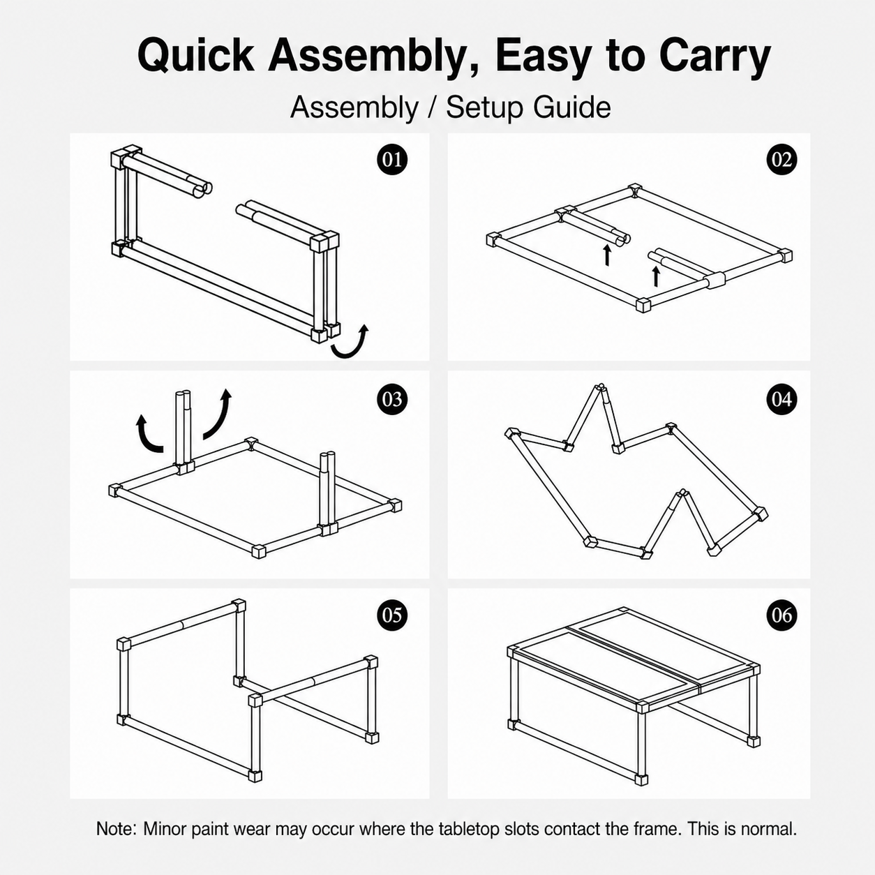 Portable Aluminum Folding Camping Table - Image 8
